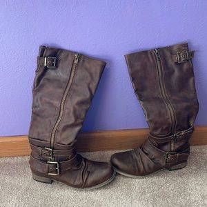 NEW Tall Brown boots size 7